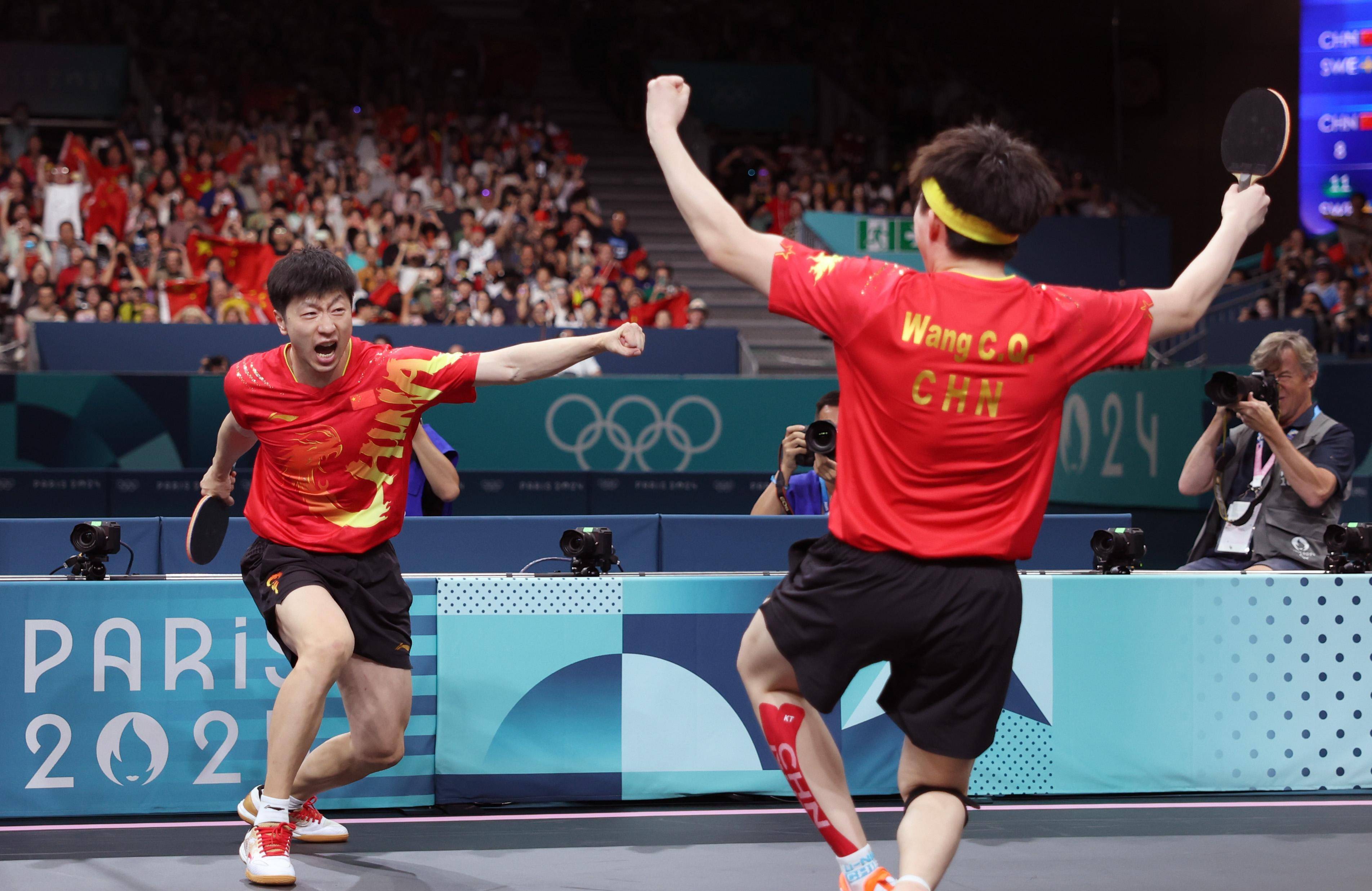 包含奥地利乒乓球队横扫比利时乒乓球队，马龙打破历史纪录的词条